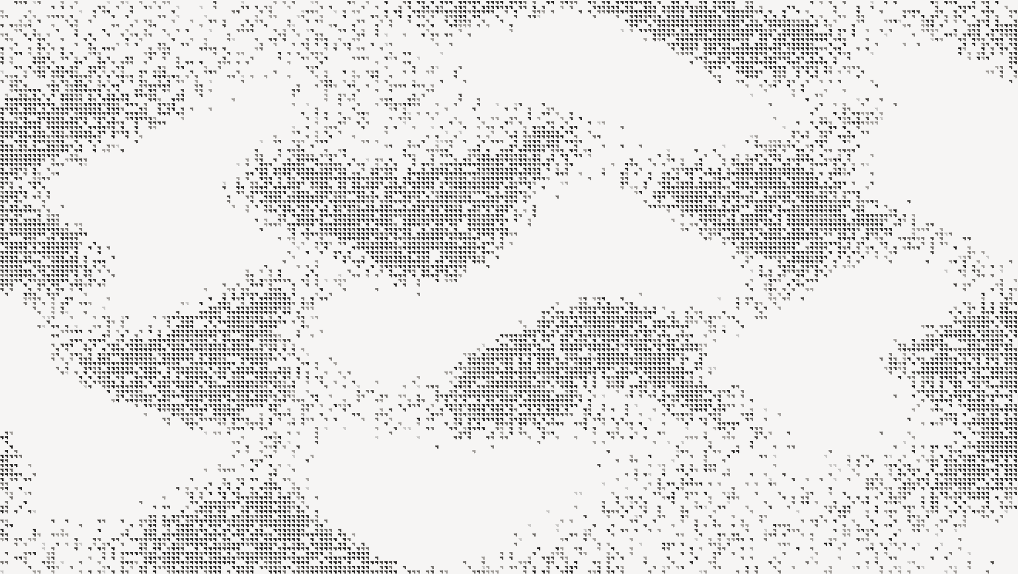 An interference field of Cartograph chevrons representing overlapping exceptions